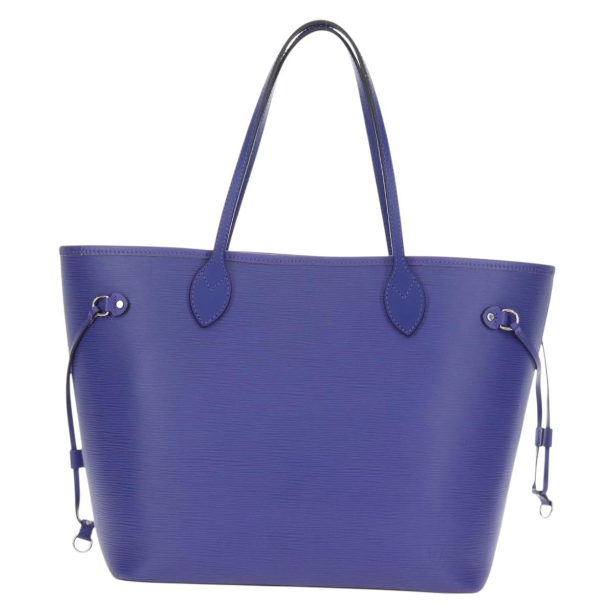 LOUIS VUITTON Epi Neverfull MM Tote Bag Purple Fig M40883 LV Auth mr2592V