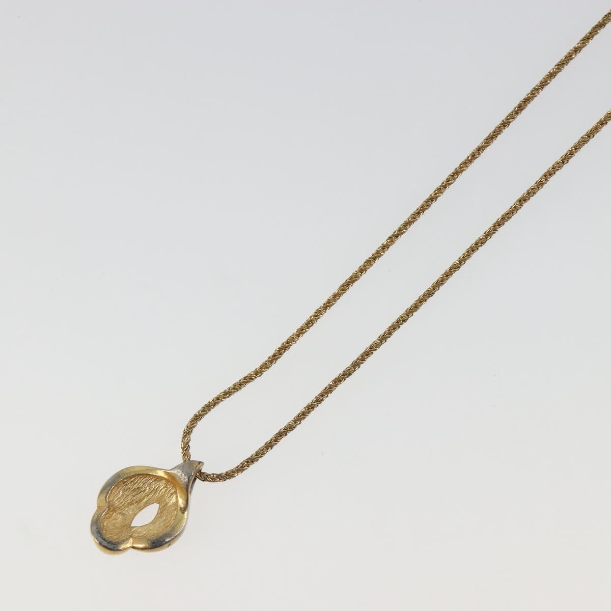 Christian Dior Necklace metal Gold Auth mr2612
