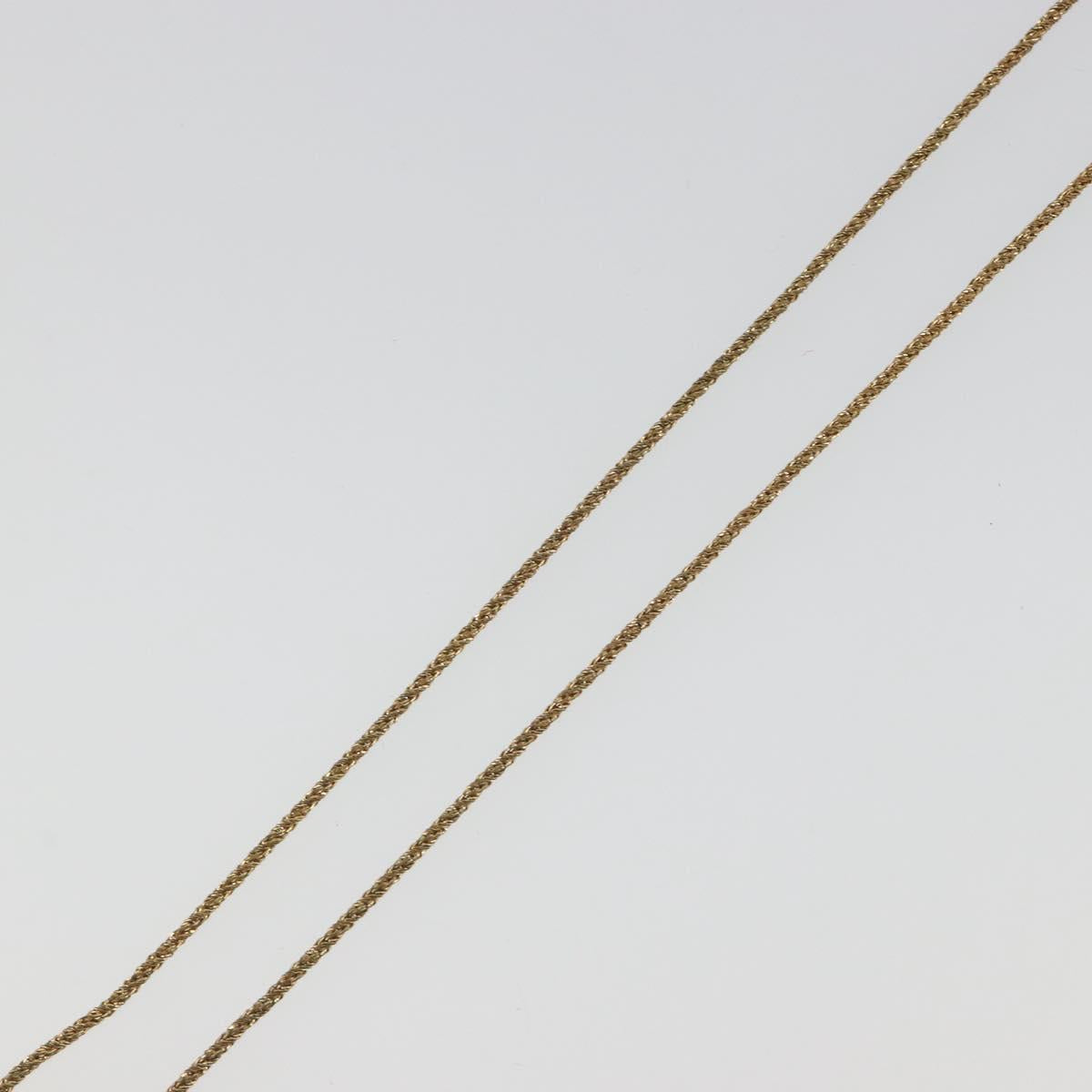Christian Dior Necklace metal Gold Auth mr2612