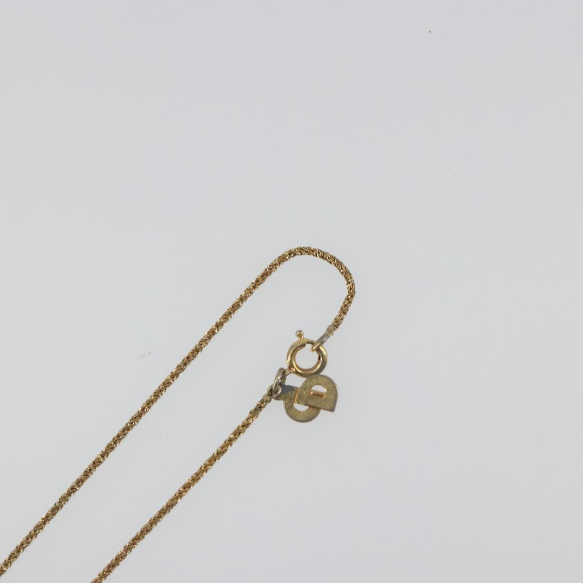 Christian Dior Necklace metal Gold Auth mr2612