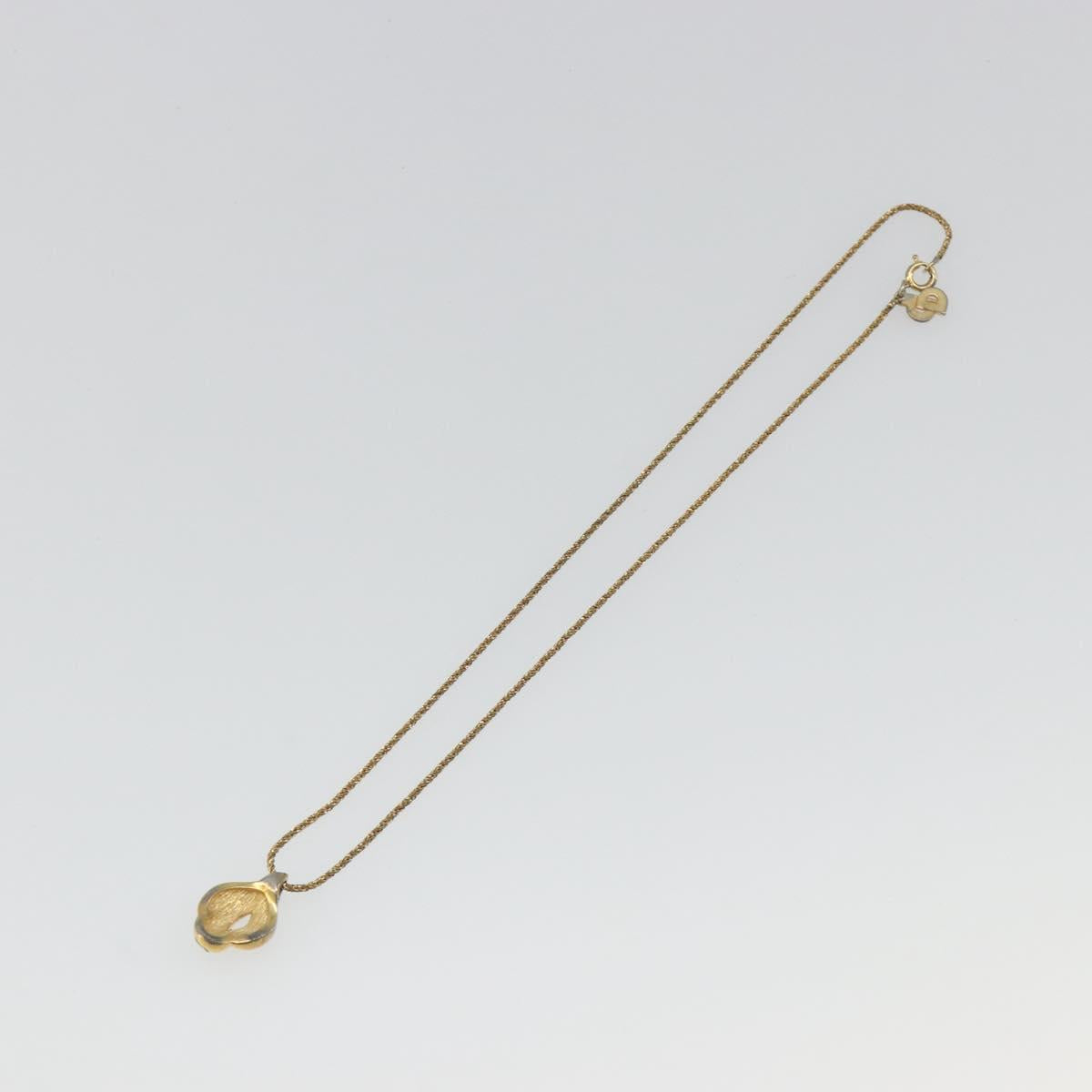 Christian Dior Necklace metal Gold Auth mr2612