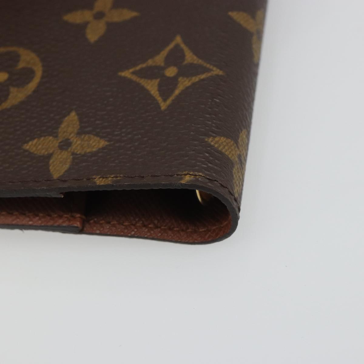 LOUIS VUITTON Monogram Agenda PM Day Planner Cover R20005 LV Auth mr2619A
