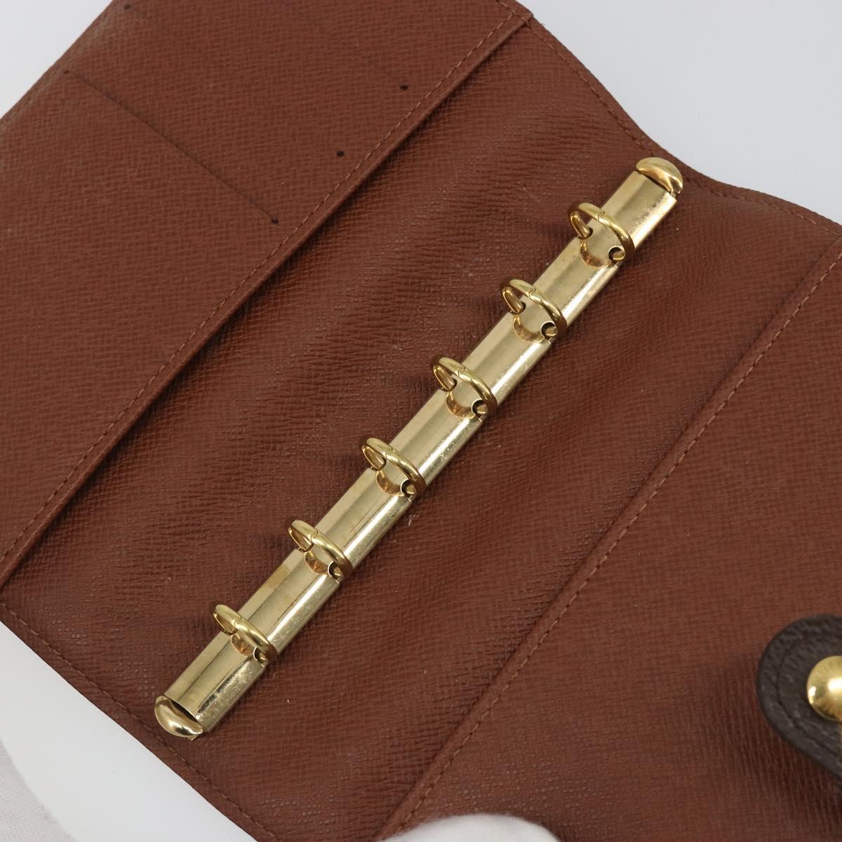 LOUIS VUITTON Monogram Agenda PM Day Planner Cover R20005 LV Auth mr2619A