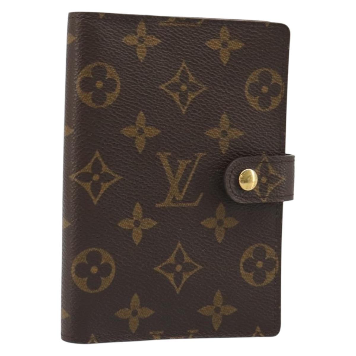 LOUIS VUITTON Monogram Agenda PM Day Planner Cover R20005 LV Auth mr2619A