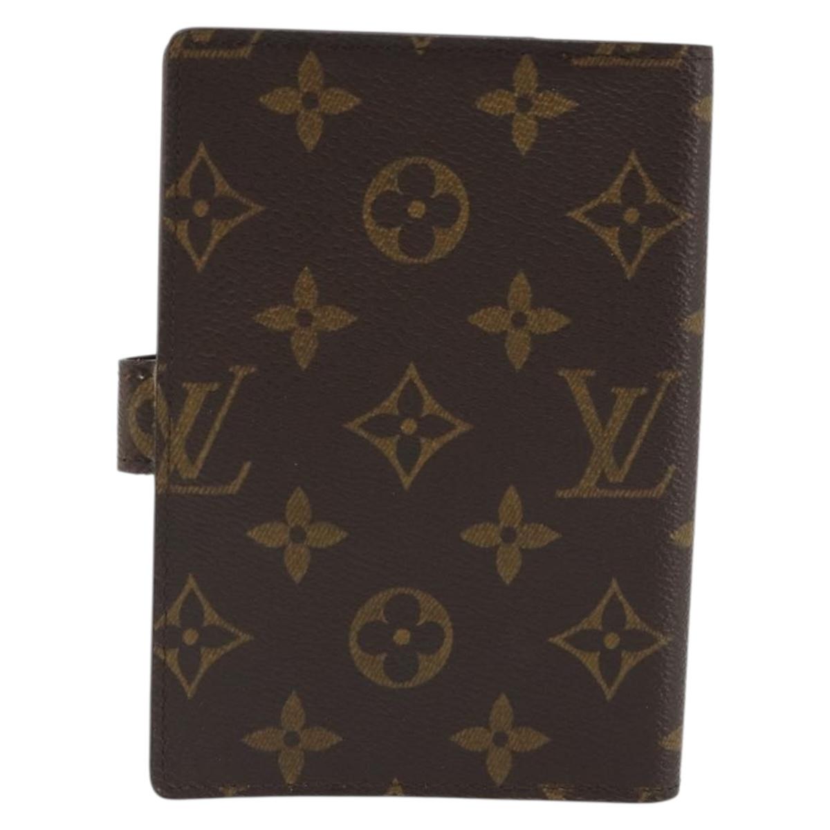 LOUIS VUITTON Monogram Agenda PM Day Planner Cover R20005 LV Auth mr2619A