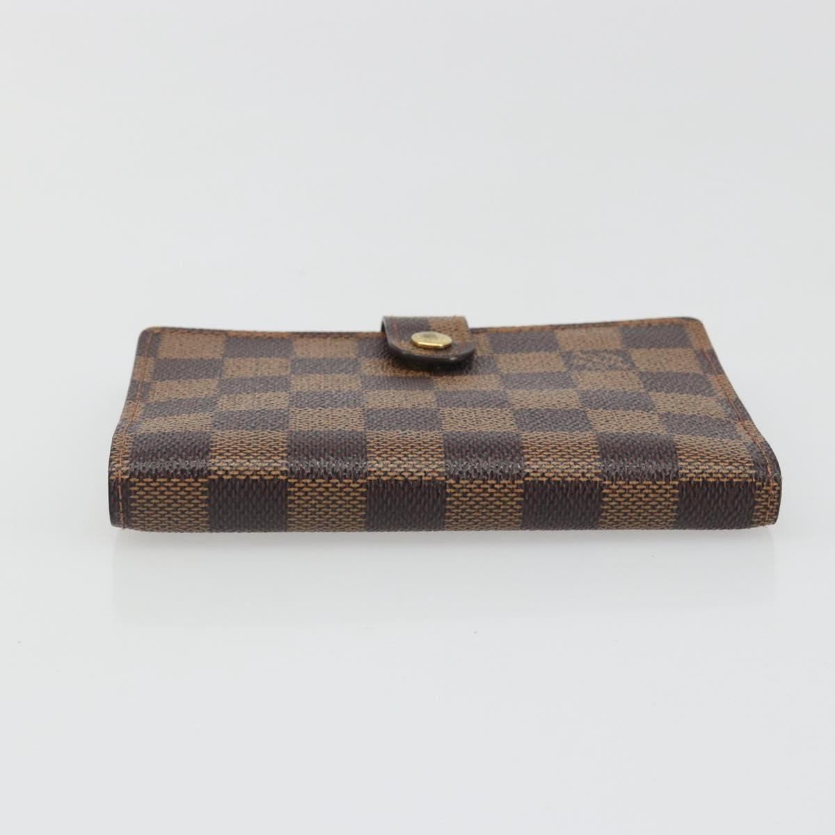 LOUIS VUITTON Damier Ebene Agenda PM Day Planner Cover R20700 LV Auth mr2623