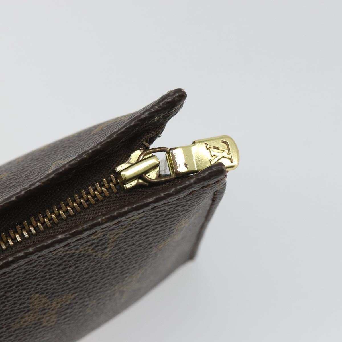 LOUIS VUITTON Monogram Poche Toilette 15 Pouch M47546 LV Auth mr2625