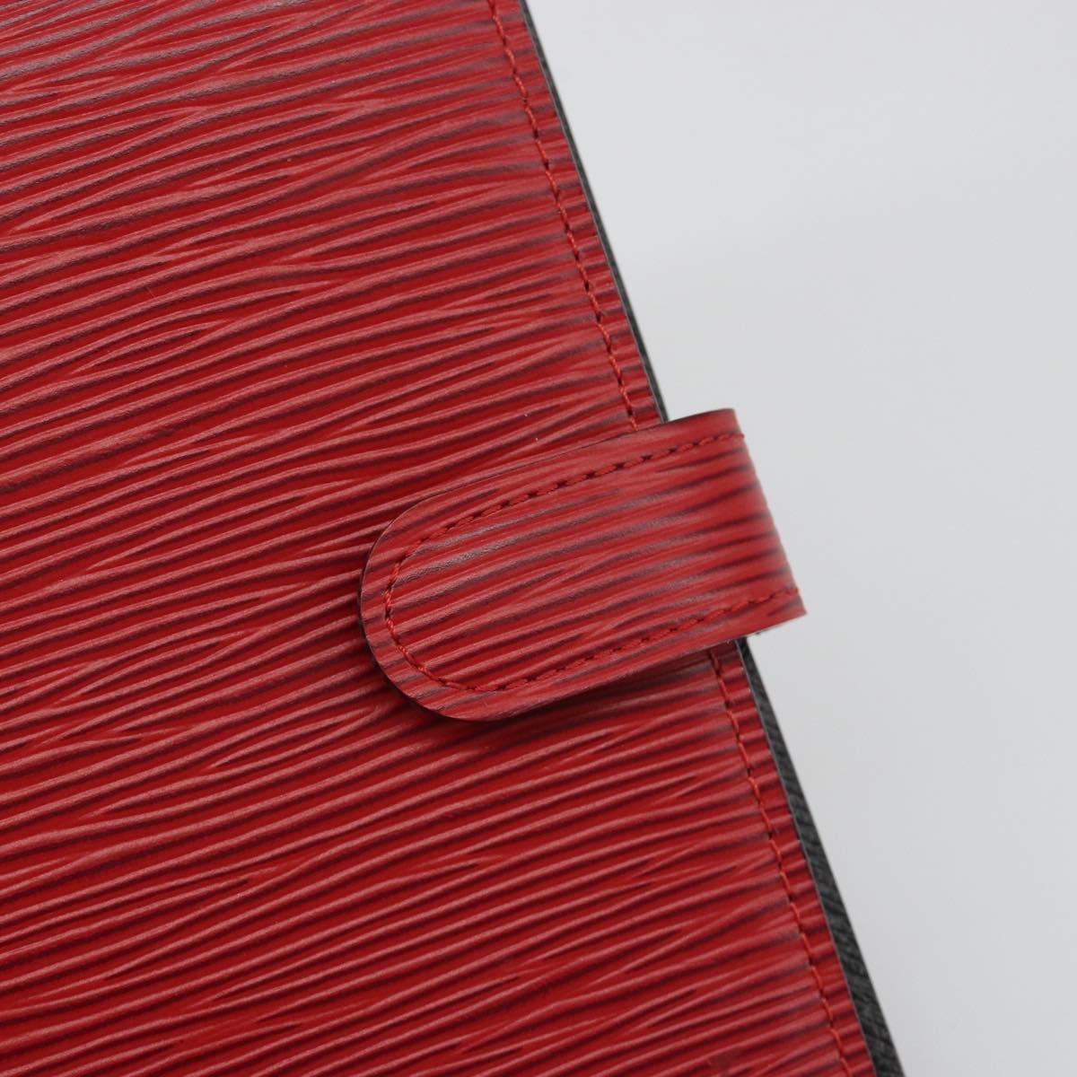 LOUIS VUITTON Epi Agenda PM Day Planner Cover Red R20057 LV Auth mr2626