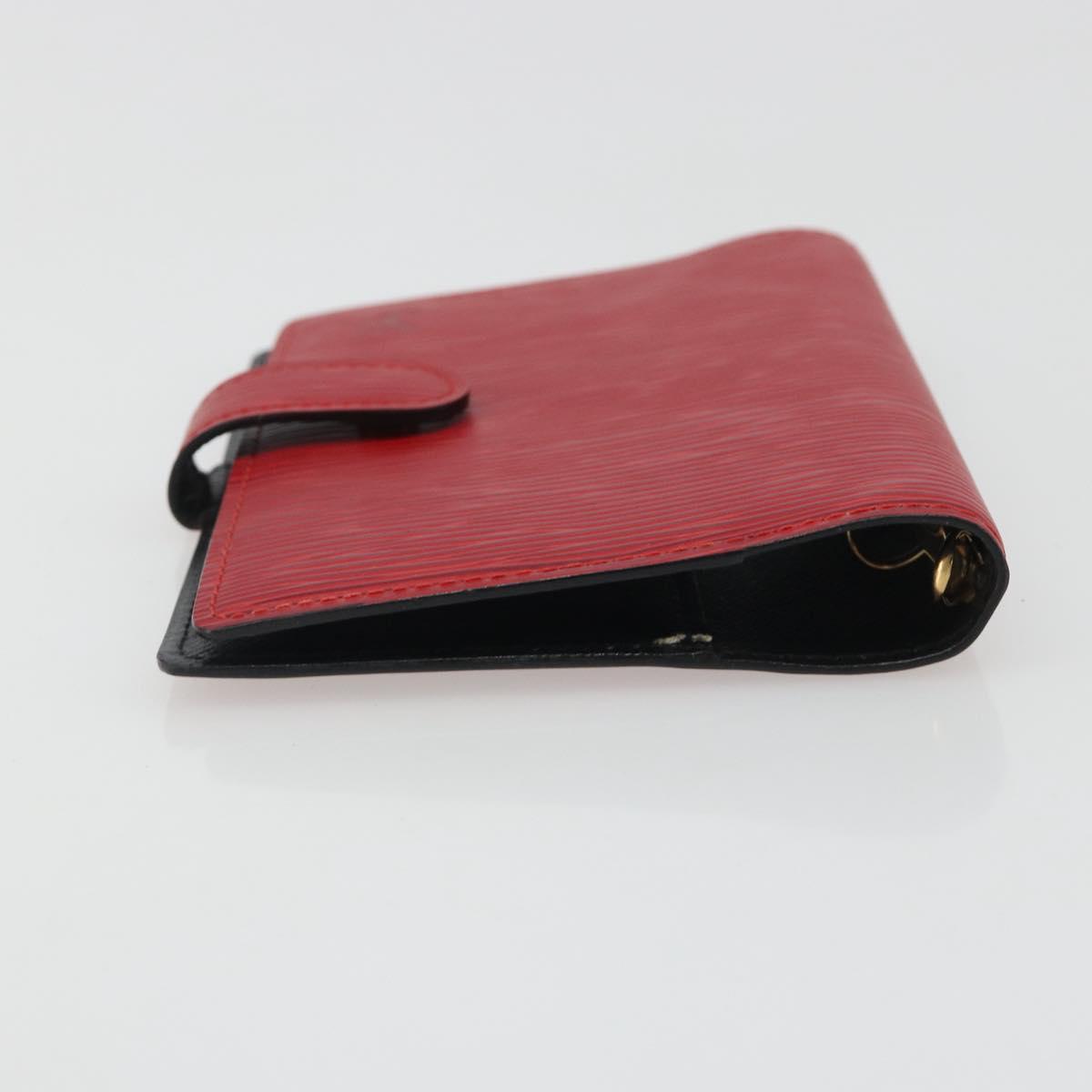 LOUIS VUITTON Epi Agenda PM Day Planner Cover Red R20057 LV Auth mr2626