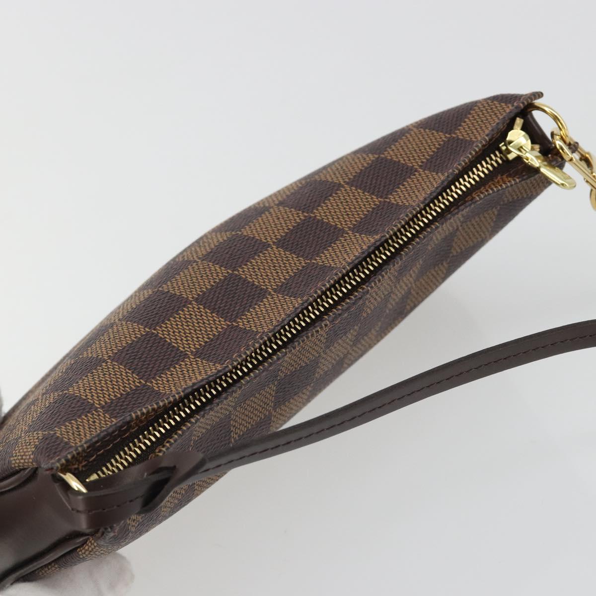 LOUIS VUITTON Damier Ebene Navona Accessory Pouch N51983 LV Auth mr2628V