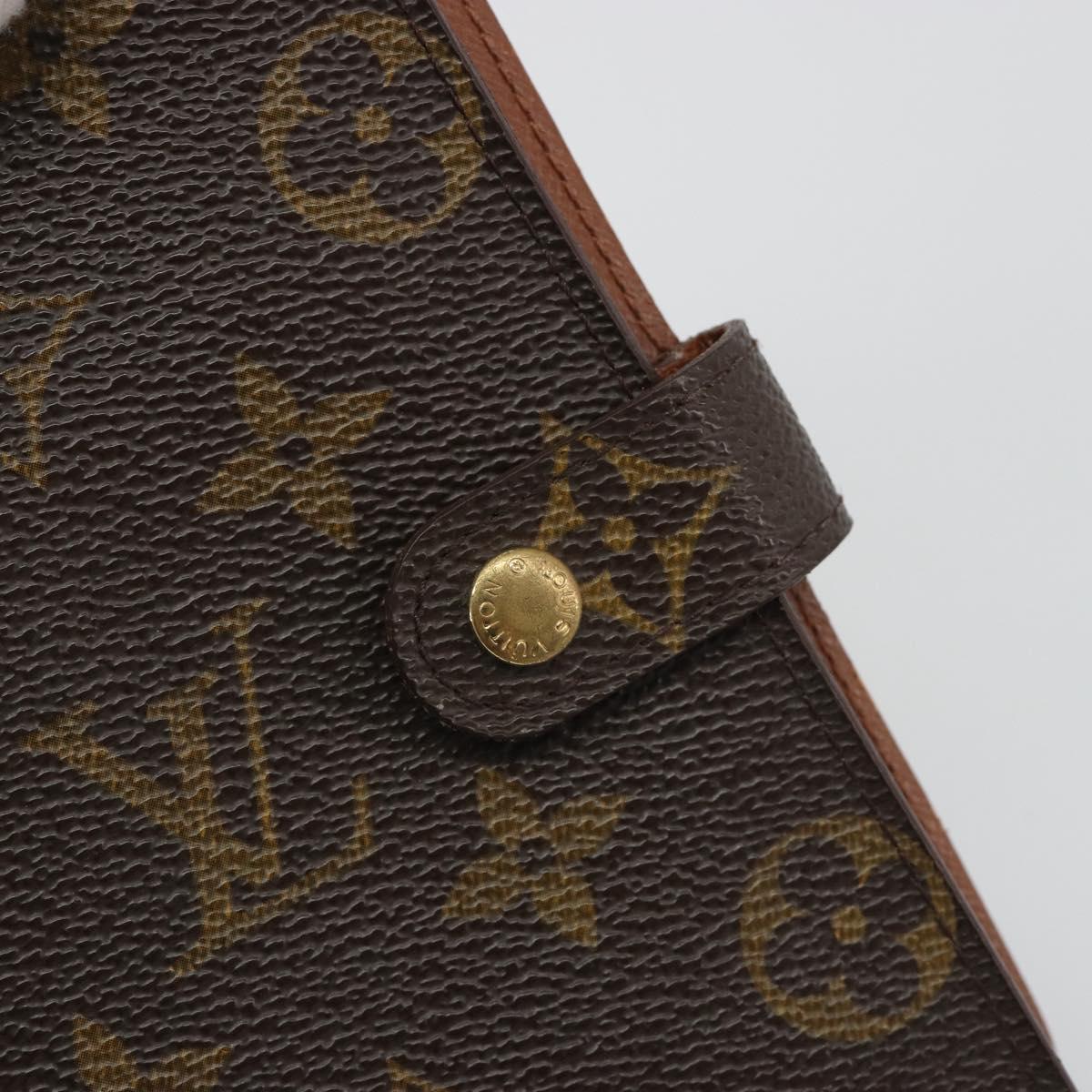 LOUIS VUITTON Monogram Agenda PM Day Planner Cover R20005 LV Auth mr2629