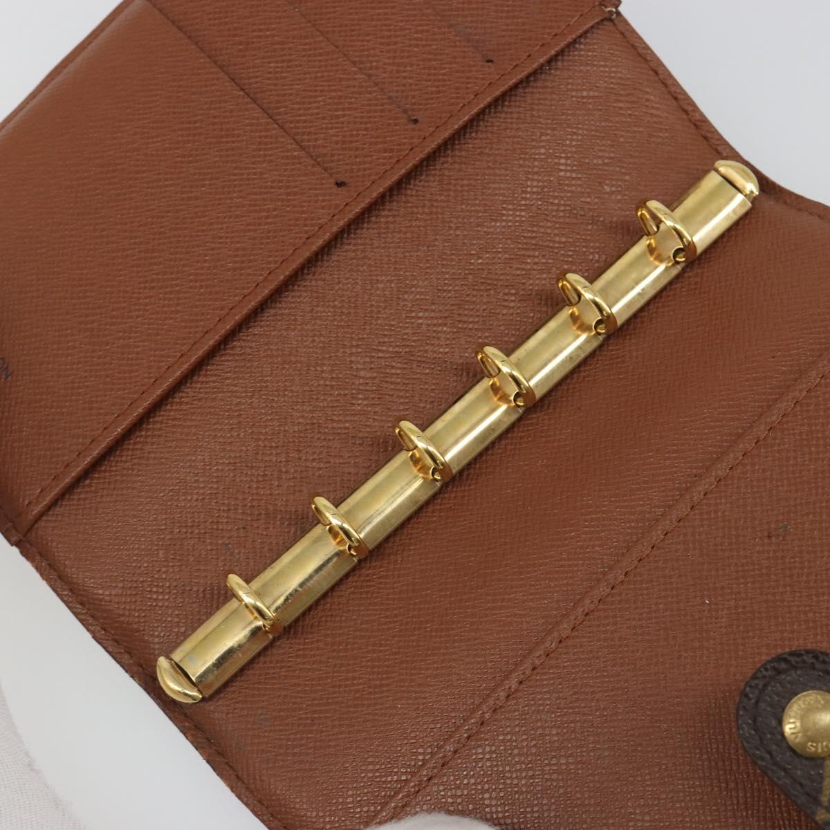 LOUIS VUITTON Monogram Agenda PM Day Planner Cover R20005 LV Auth mr2629
