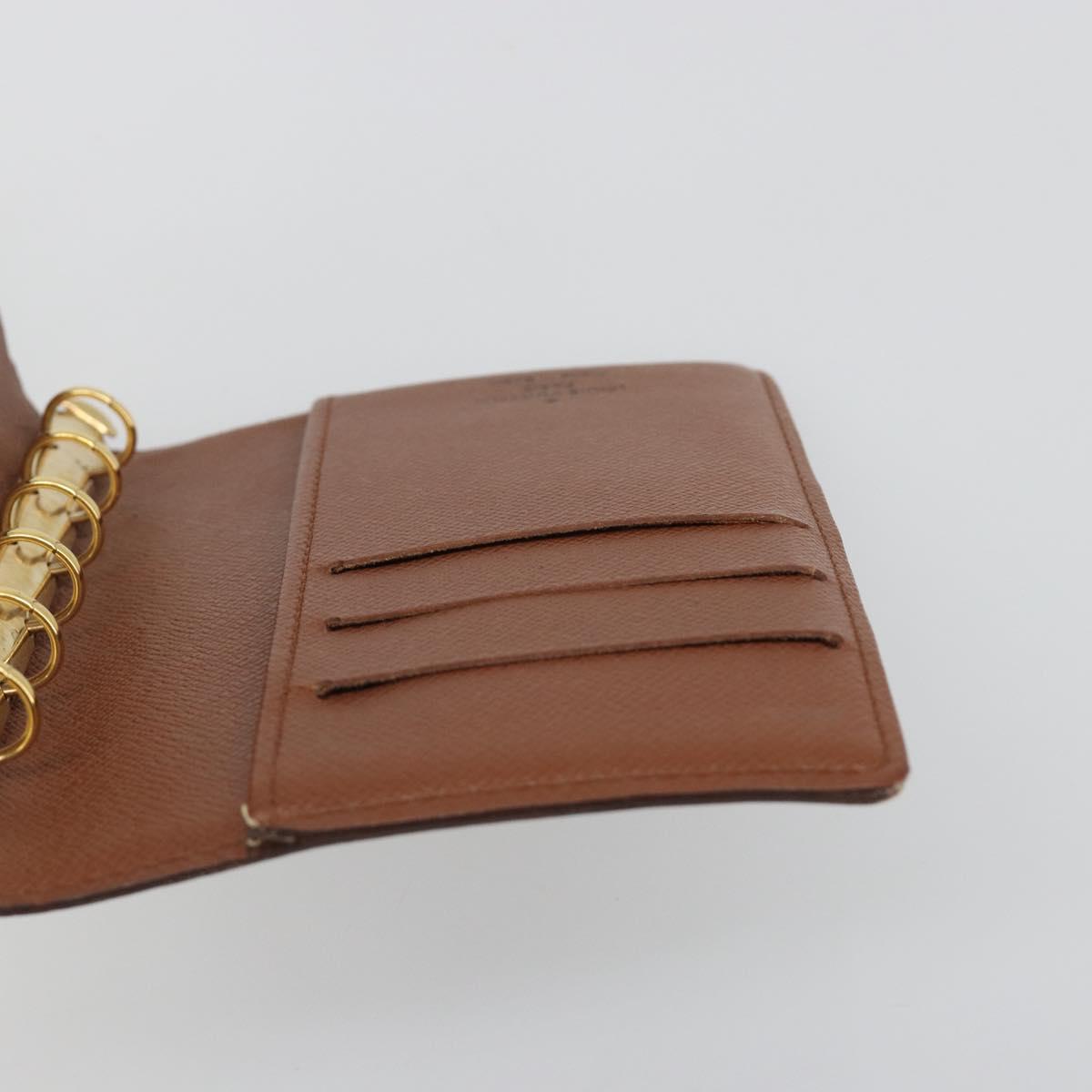 LOUIS VUITTON Monogram Agenda PM Day Planner Cover R20005 LV Auth mr2629