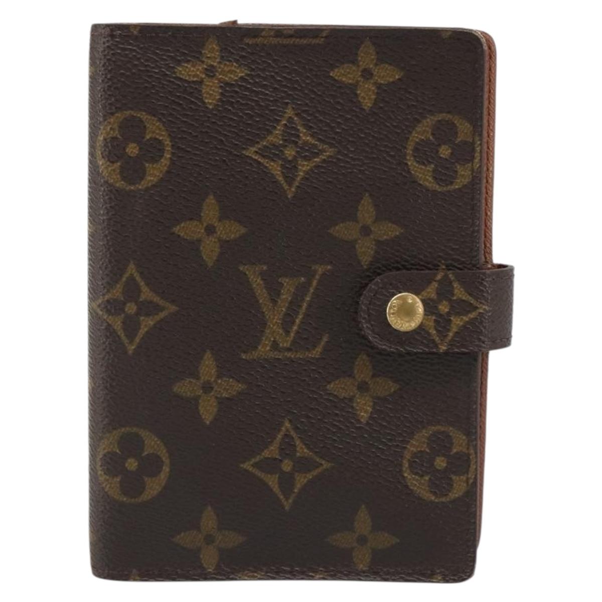LOUIS VUITTON Monogram Agenda PM Day Planner Cover R20005 LV Auth mr2629