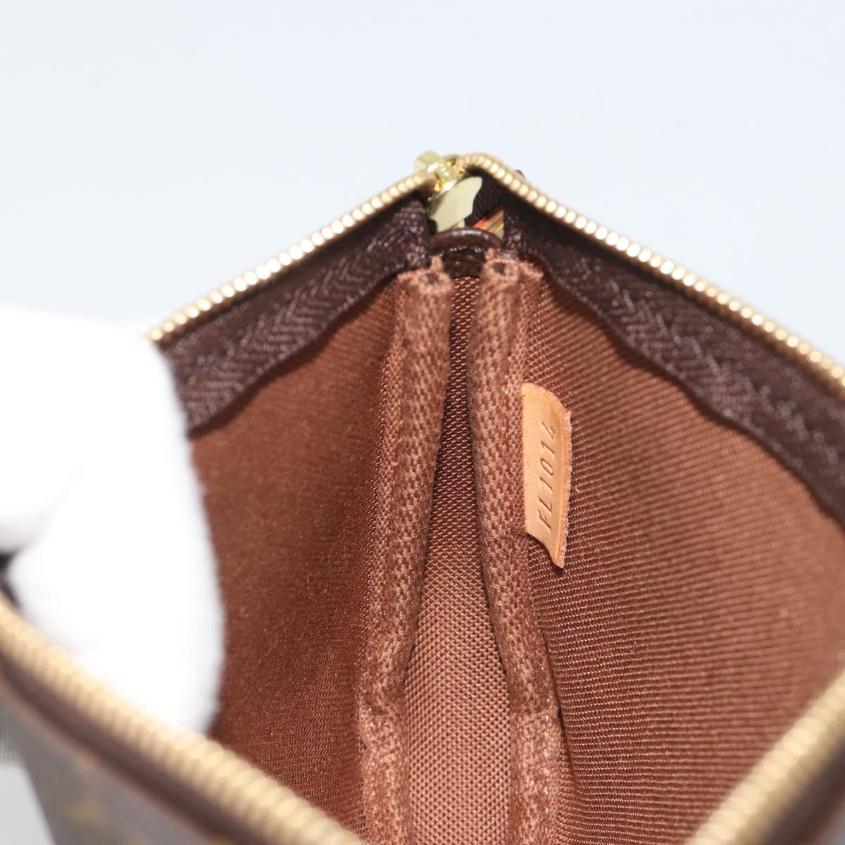 LOUIS VUITTON Monogram Mini Pochette Accessoires Pouch N41667 LV Auth mr2632