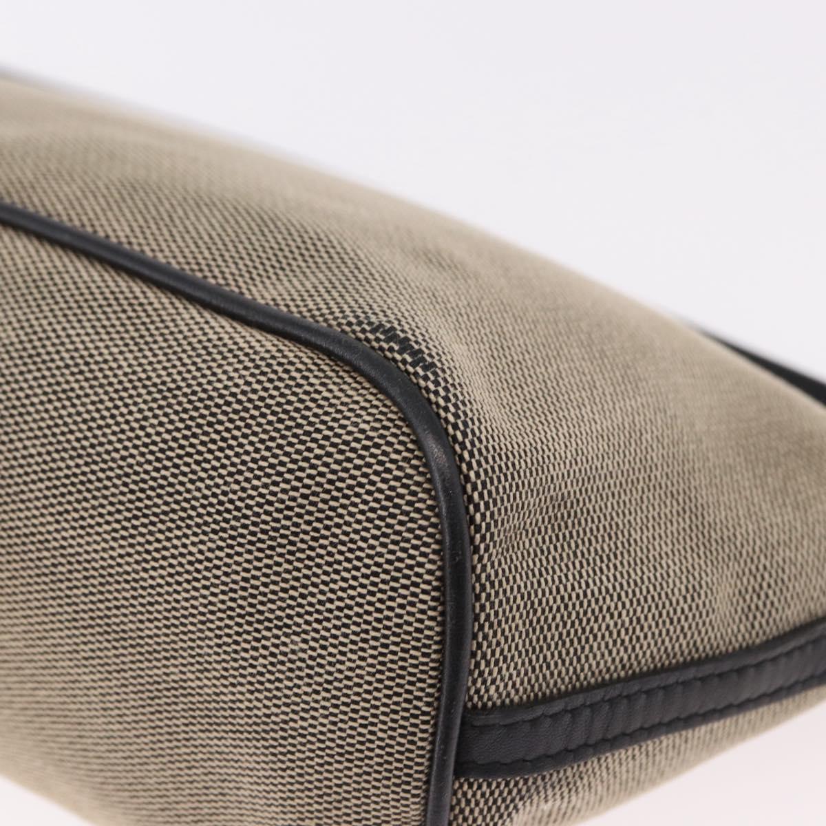 GUCCI Hand Bag Canvas Khaki Gold 07198 Auth mr2638