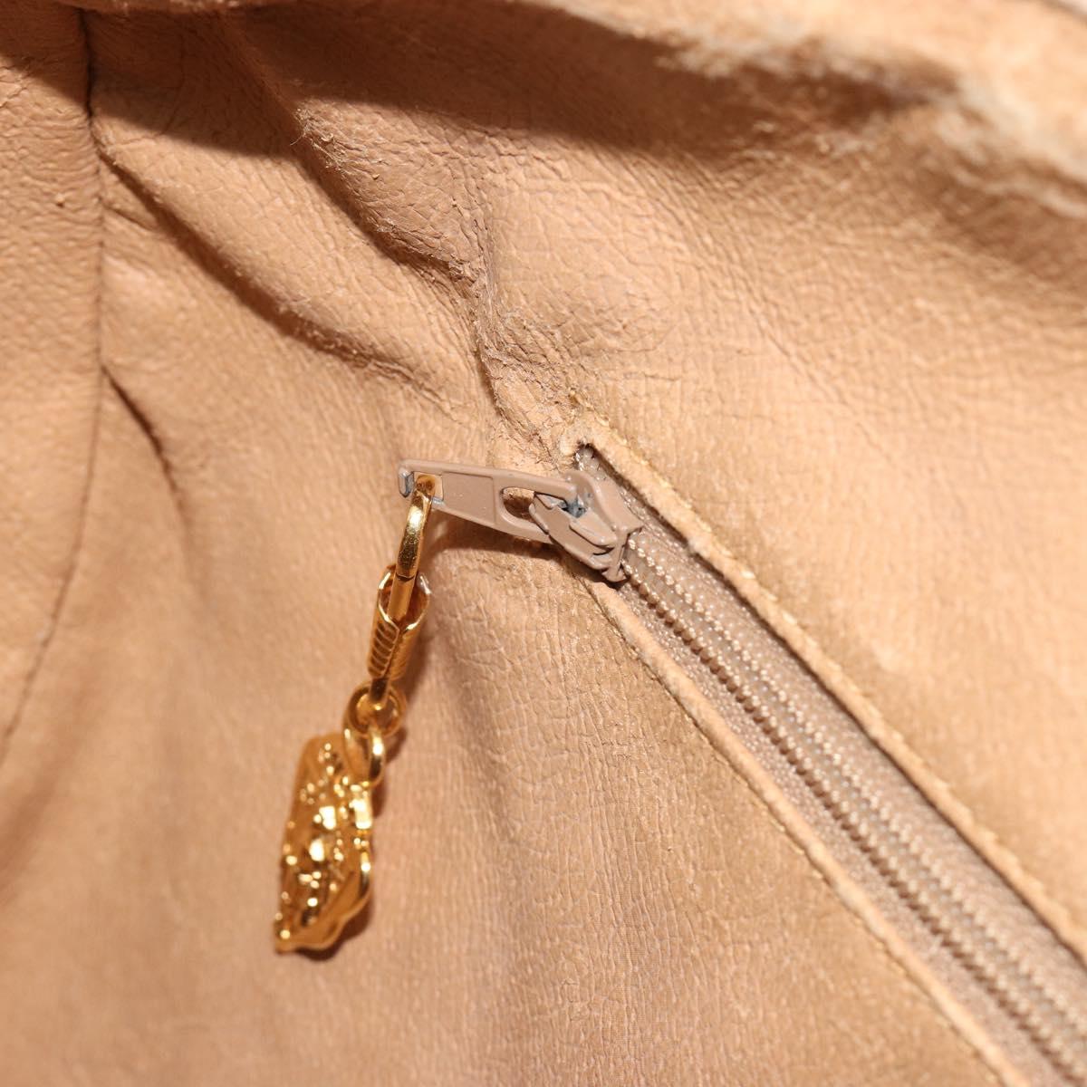 GUCCI GG Supreme Web Sherry Line Bag PVC Beige Gold 002 40 0168 Auth mr2654