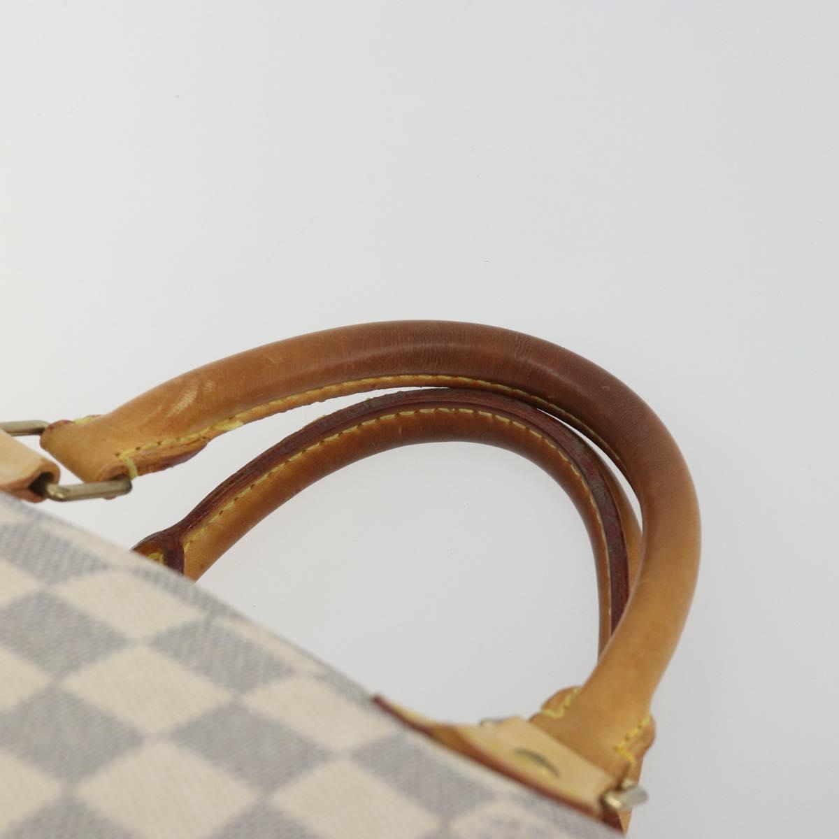 LOUIS VUITTON Damier Azur Speedy 30 Hand Bag N41533 LV Auth mr2674A