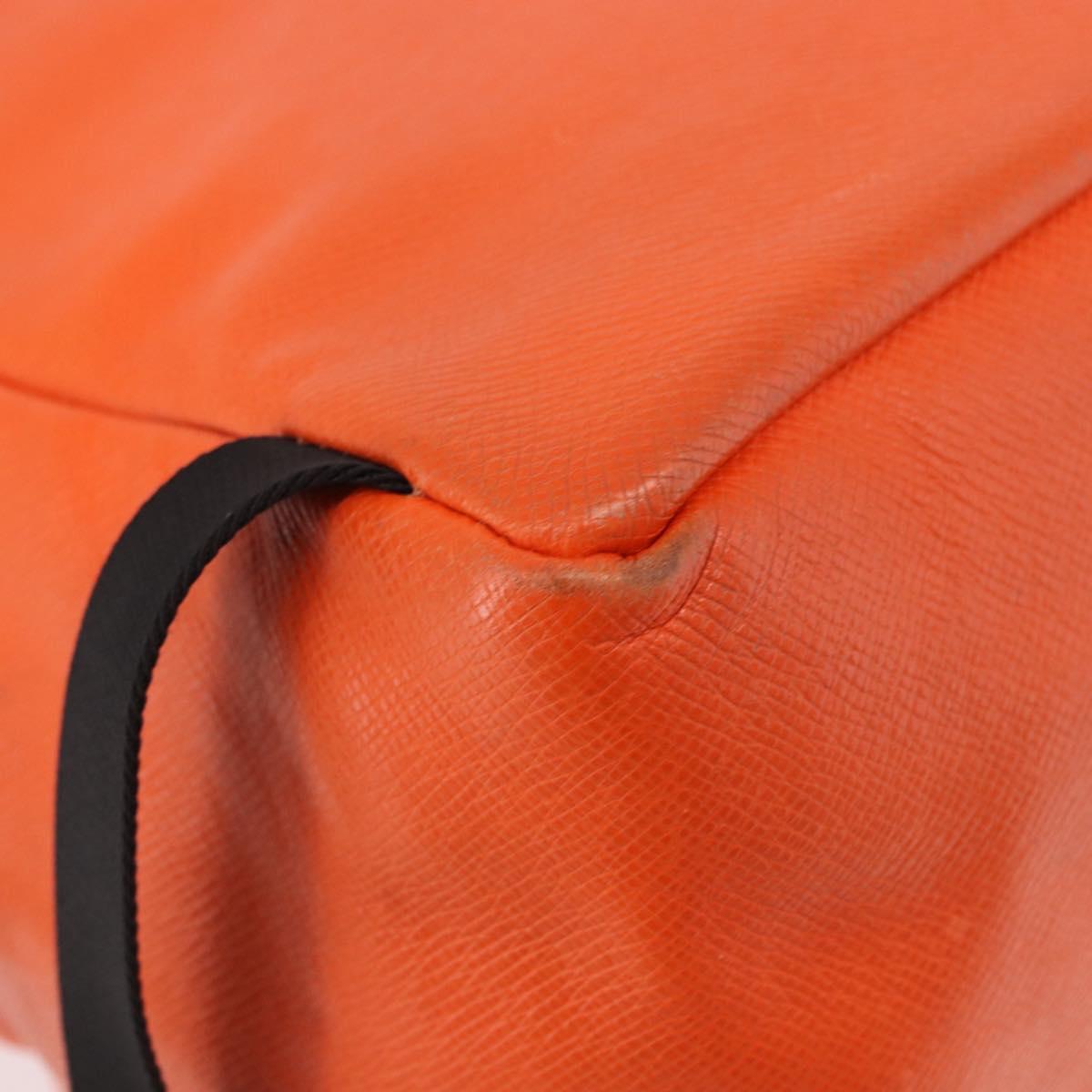 LOUIS VUITTON Tiger Lama Monogram Discovery Backpack Orange M30410 Auth mr2678