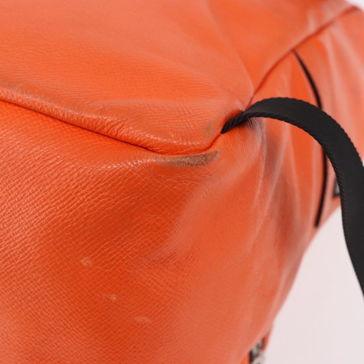 LOUIS VUITTON Tiger Lama Monogram Discovery Backpack Orange M30410 Auth mr2678