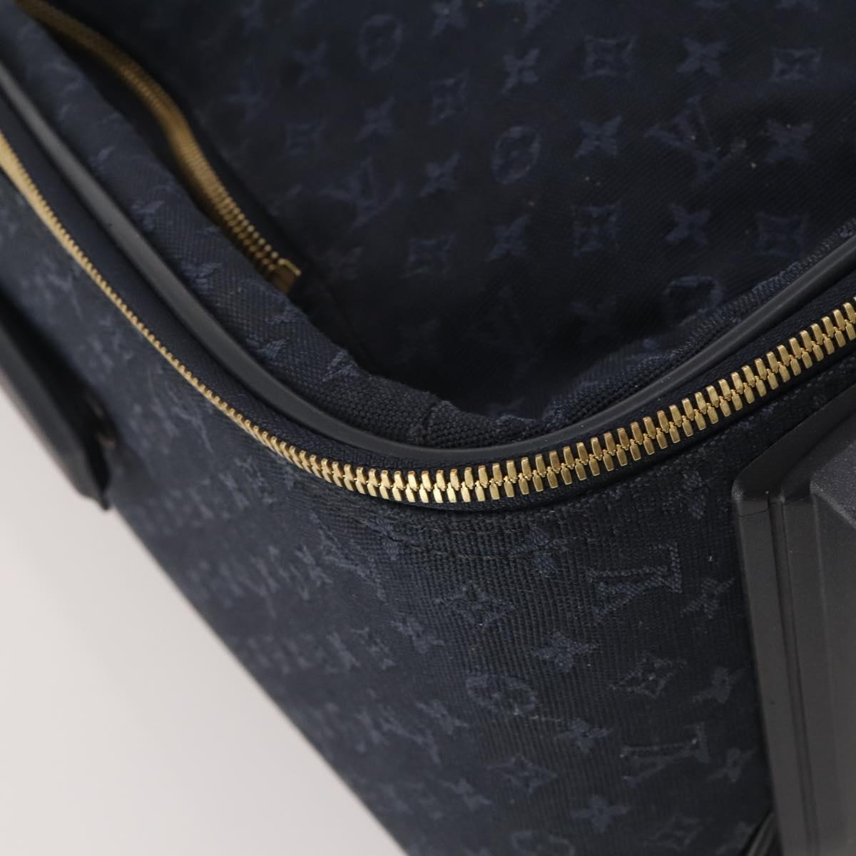 LOUIS VUITTON Monogram Mini Annette Suitcase TST Blue M23281 LV Auth mr2680