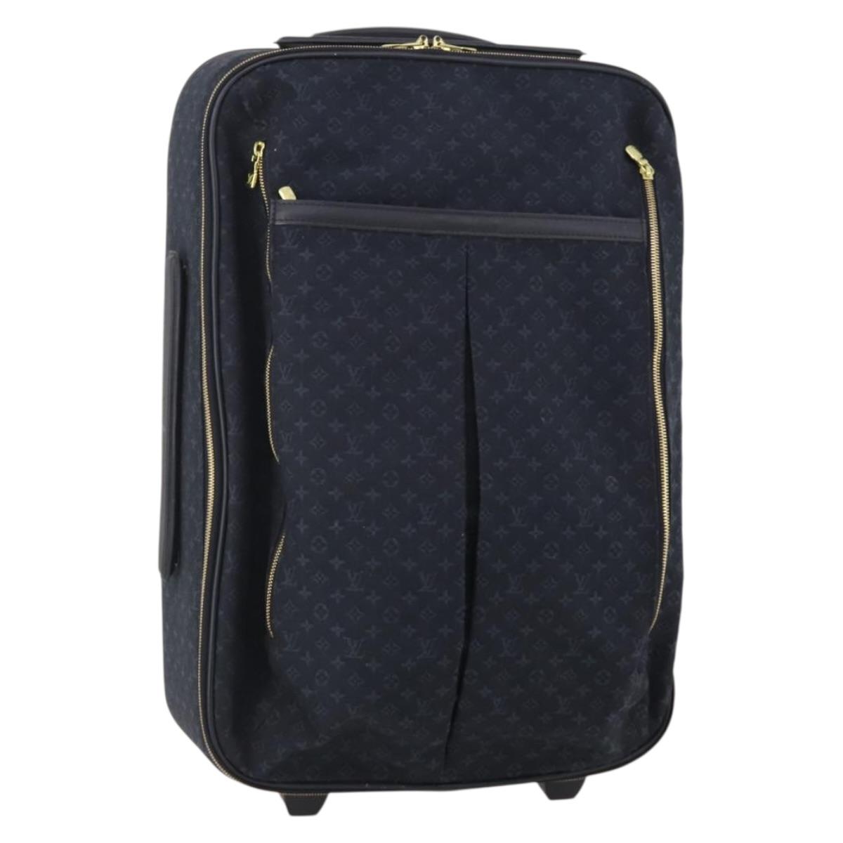 LOUIS VUITTON Monogram Mini Annette Suitcase TST Blue M23281 LV Auth mr2680