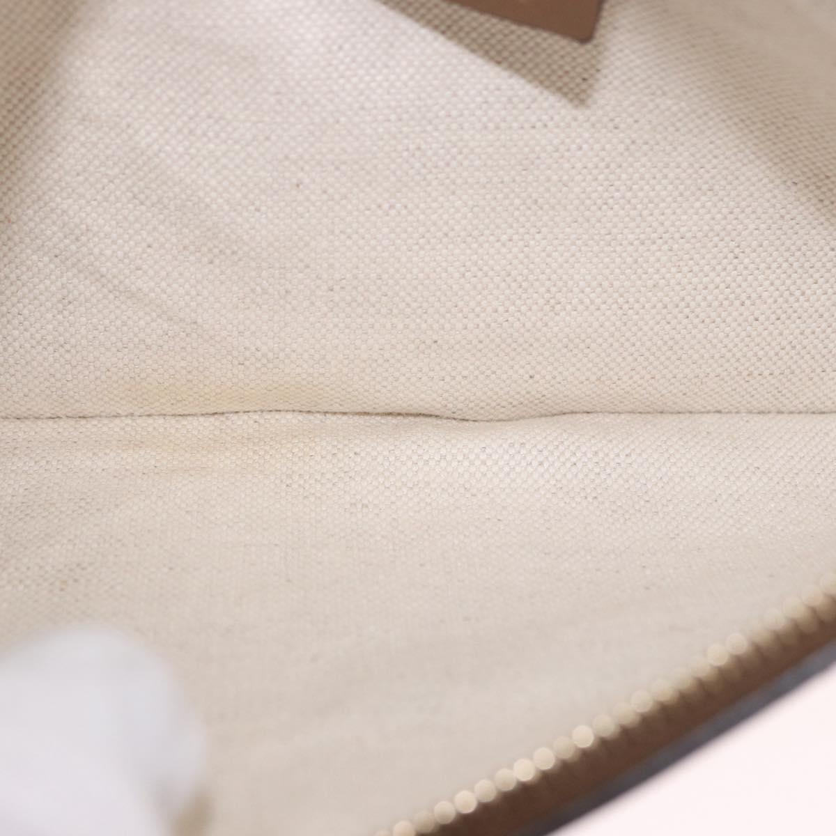 GUCCI GG Canvas Tote Bag Beige Gold 247209 Auth mr2690A