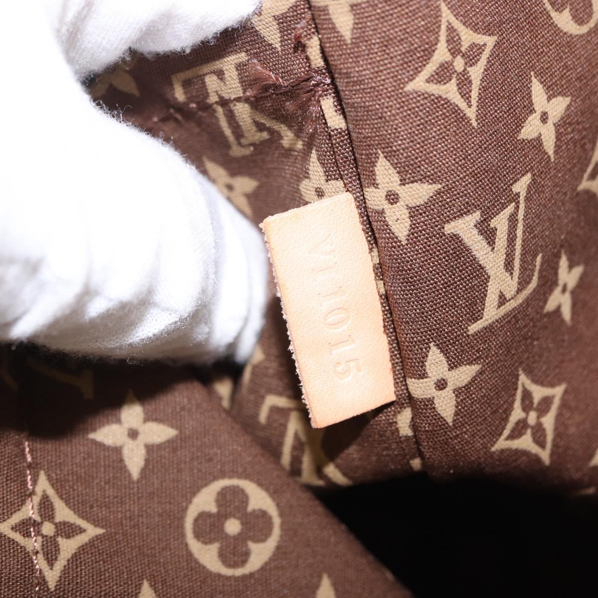 LOUIS VUITTON Cruise line Glove shopper MM Bag Canvas Beige M95114 Auth mr2692A