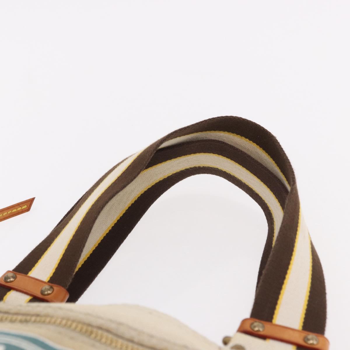 LOUIS VUITTON Cruise line Glove shopper MM Bag Canvas Beige M95114 Auth mr2692A