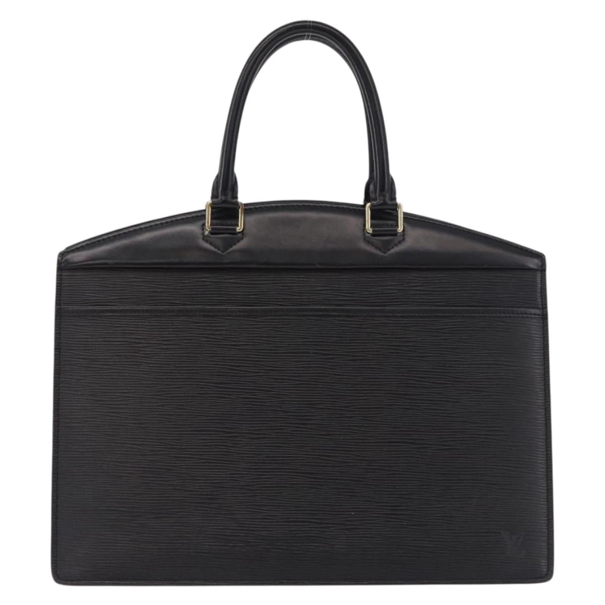 LOUIS VUITTON Epi Riviera Hand Bag Black M48182 LV Auth mr2702