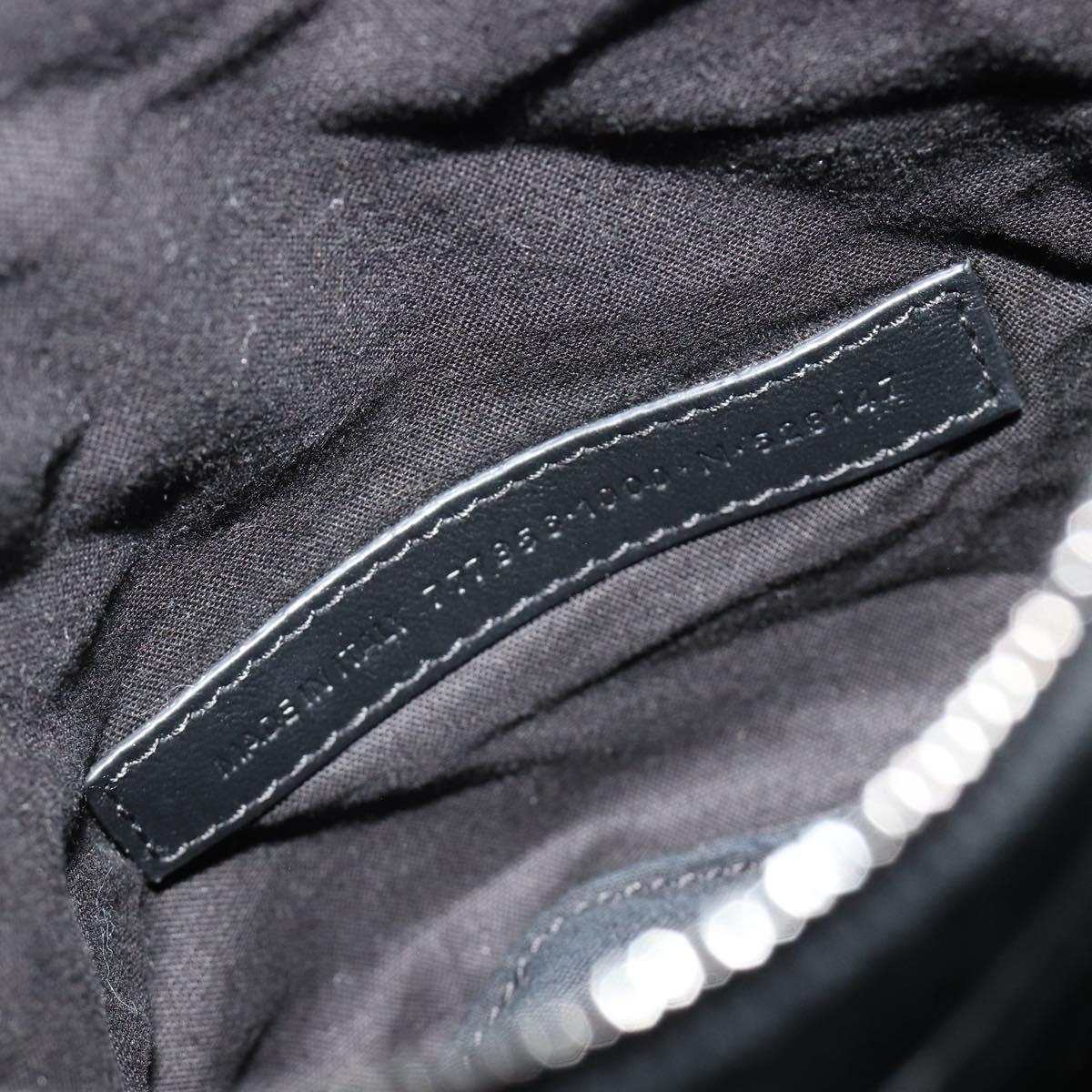 BALENCIAGA Crash Shoulder Bag Leather Black 777856 Auth mr2710V