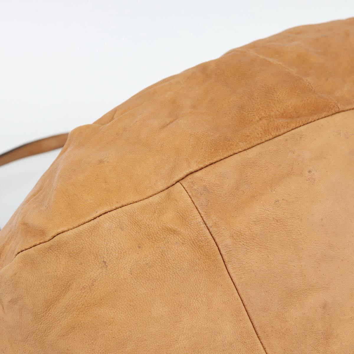 Chloe Etel Shoulder Bag Leather 2way Brown Gold Auth mr2737