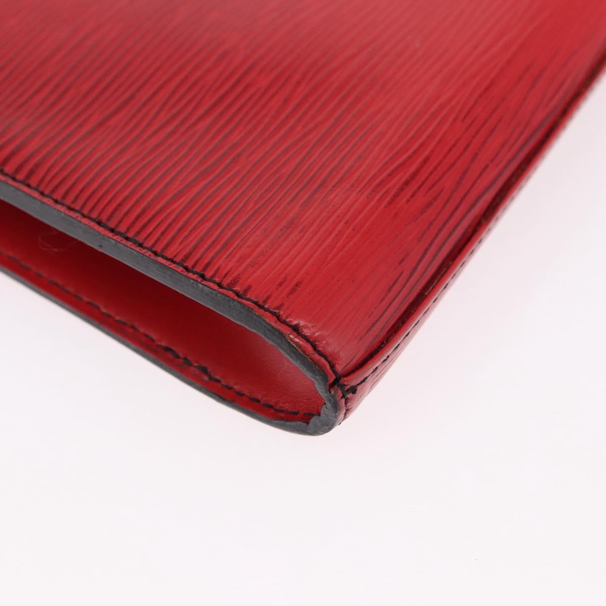LOUIS VUITTON Epi Art Deco Clutch Bag Red M52637 LV Auth mr2738