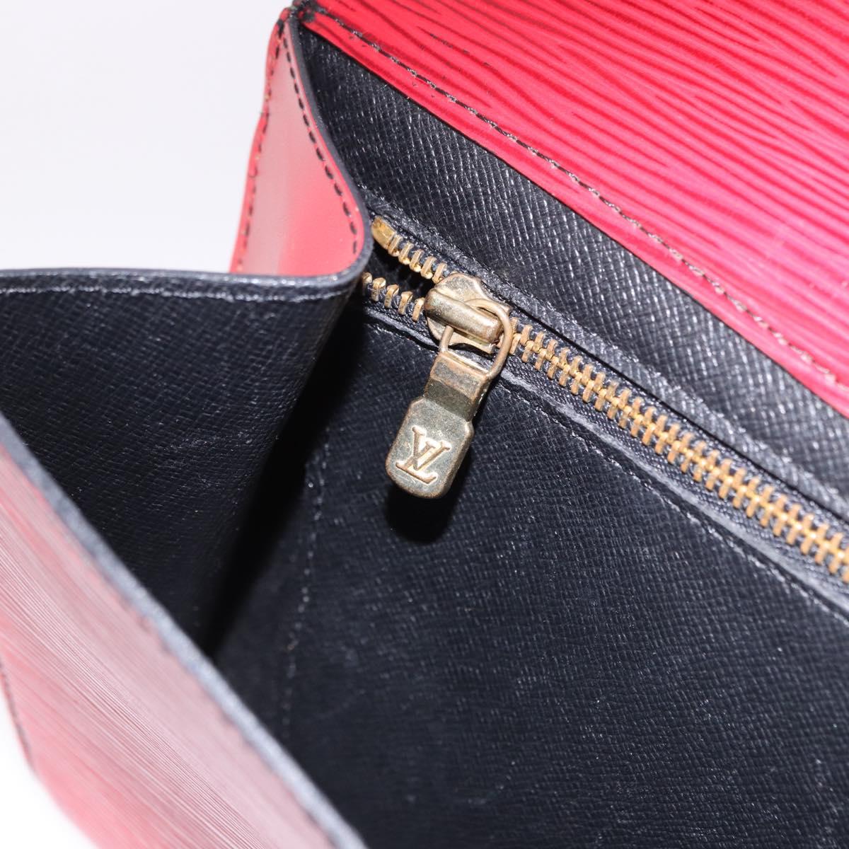 LOUIS VUITTON Epi Art Deco Clutch Bag Red M52637 LV Auth mr2738