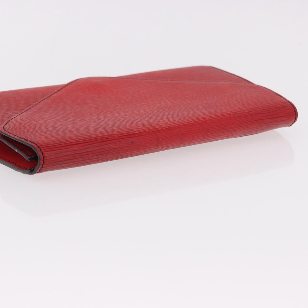 LOUIS VUITTON Epi Art Deco Clutch Bag Red M52637 LV Auth mr2738