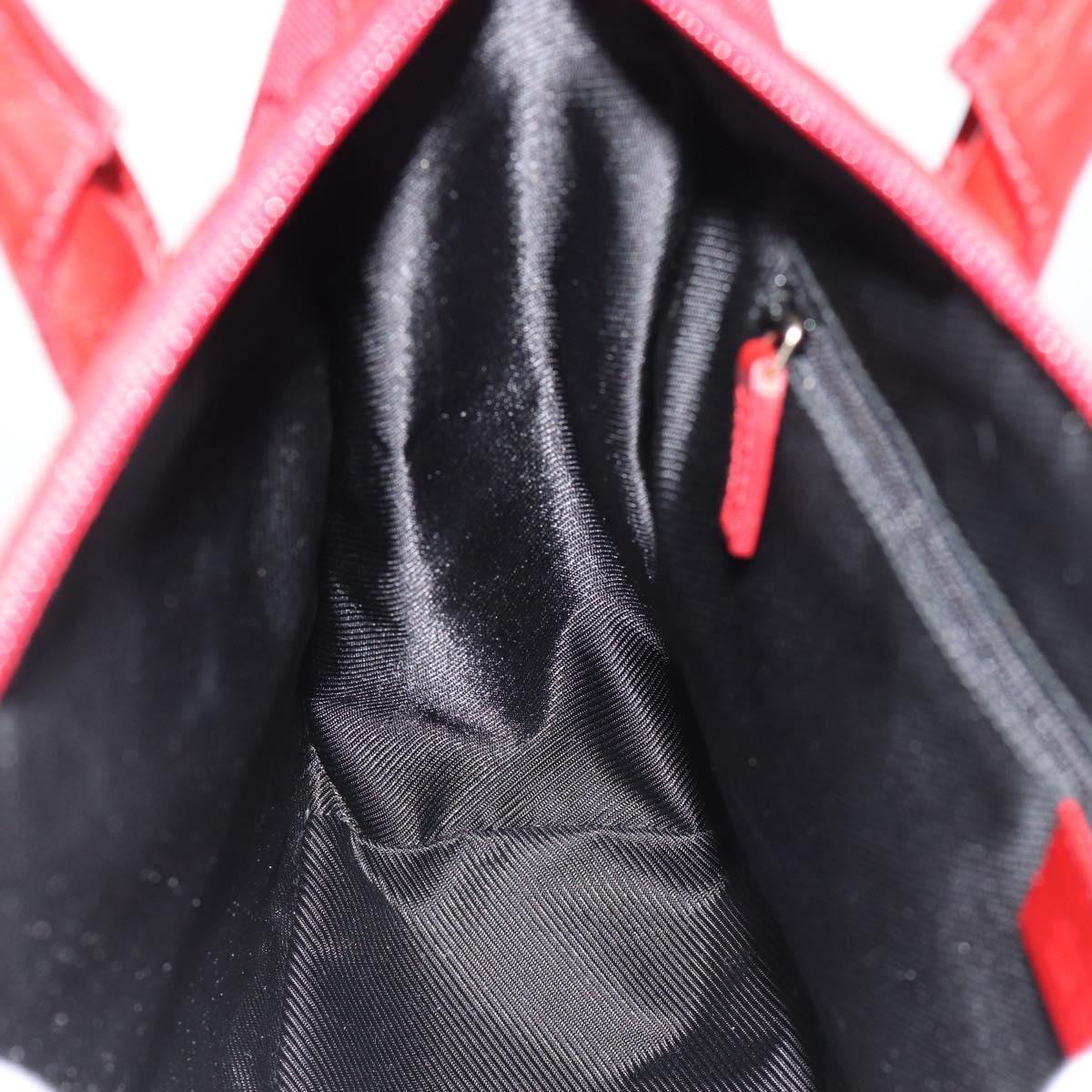 GUCCI GG Canvas Hand Bag Red Gold 000 0855 Auth mr2748