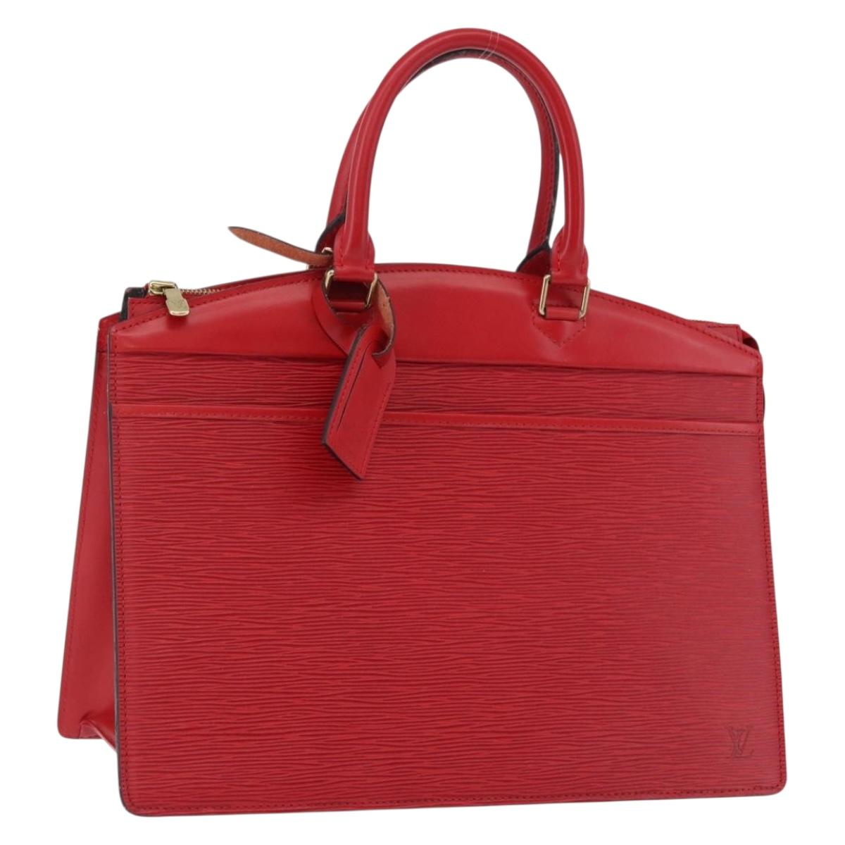LOUIS VUITTON Epi Riviera Hand Bag Red M48187 LV Auth mr2756
