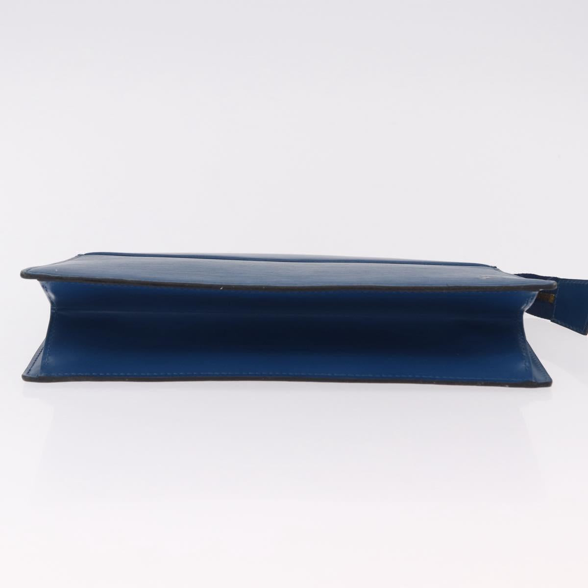 LOUIS VUITTON Epi Trousse Crete Pouch Blue M48405 LV Auth mr2757