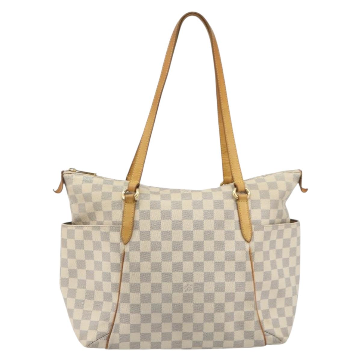 LOUIS VUITTON Damier Azur Totally MM Tote Bag N51262 LV Auth mr2758