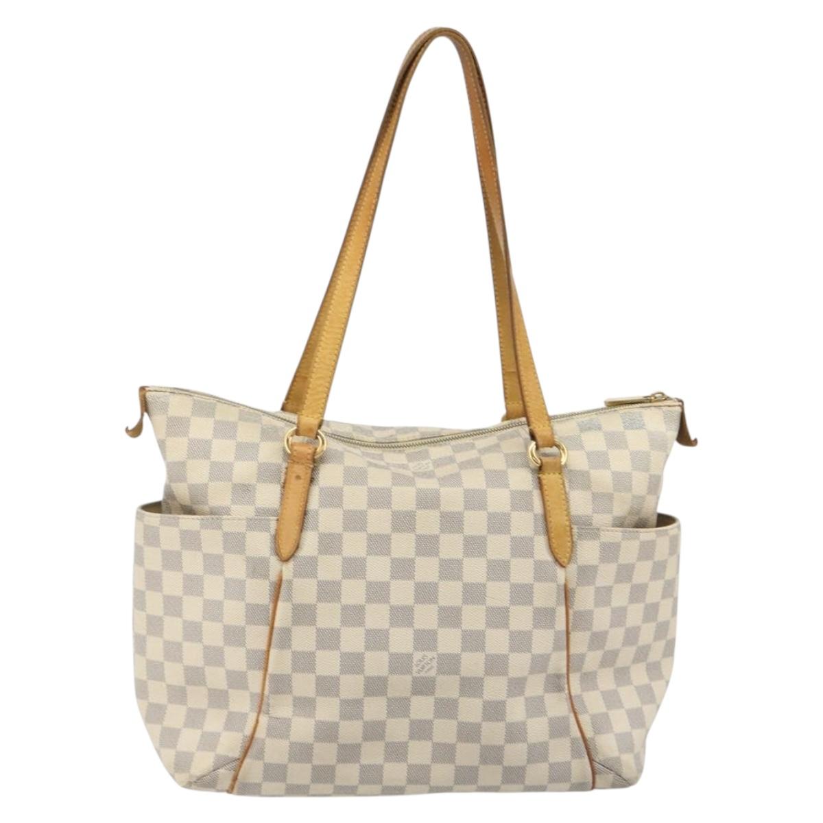 LOUIS VUITTON Damier Azur Totally MM Tote Bag N51262 LV Auth mr2758