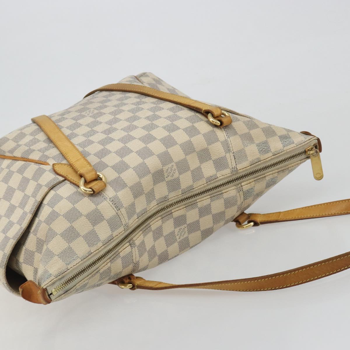 LOUIS VUITTON Damier Azur Totally MM Tote Bag N51262 LV Auth mr2758