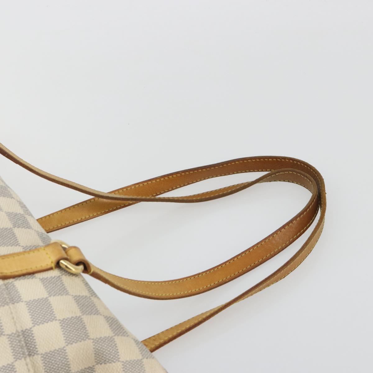 LOUIS VUITTON Damier Azur Totally MM Tote Bag N51262 LV Auth mr2758