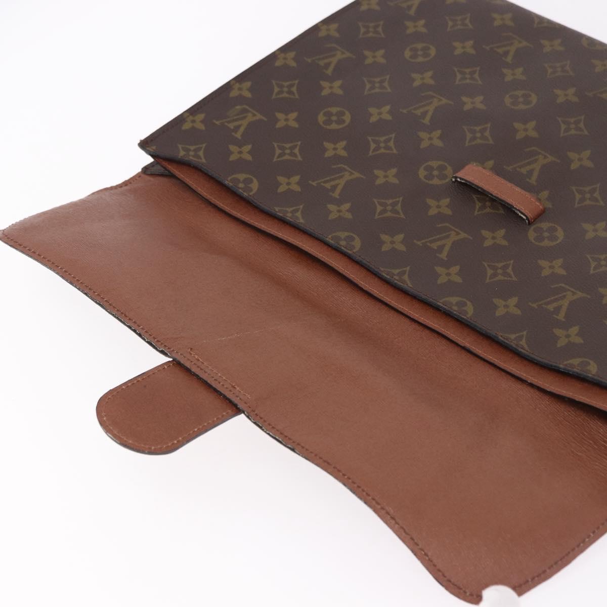 LOUIS VUITTON Monogram Posh Ministor Briefcase M53445 LV Auth mr2760
