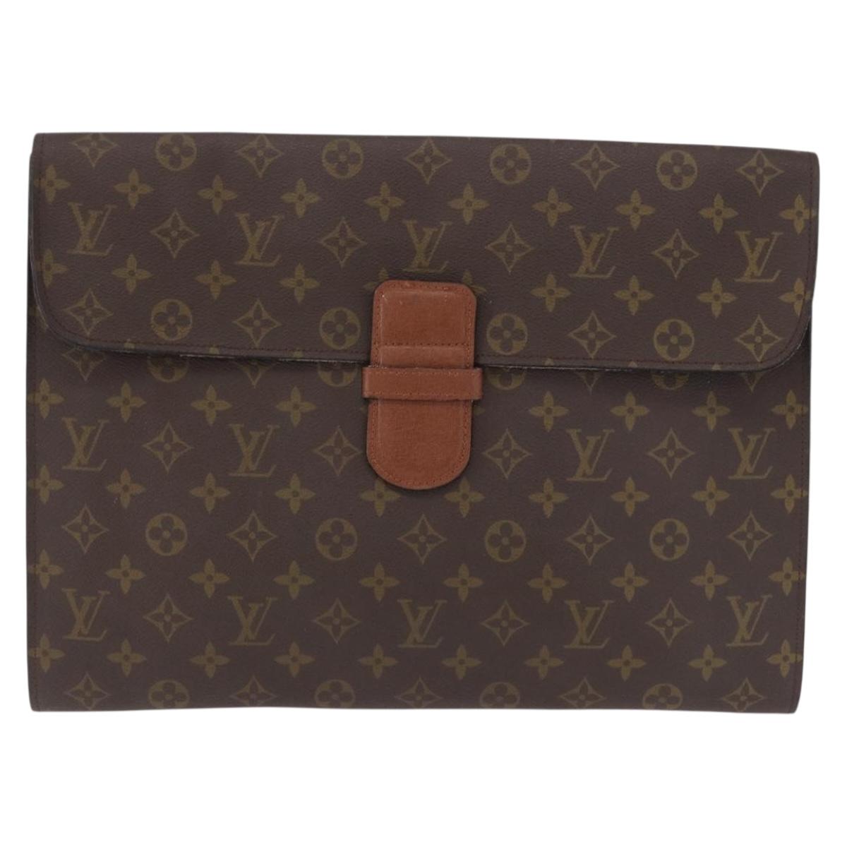 LOUIS VUITTON Monogram Posh Ministor Briefcase M53445 LV Auth mr2760