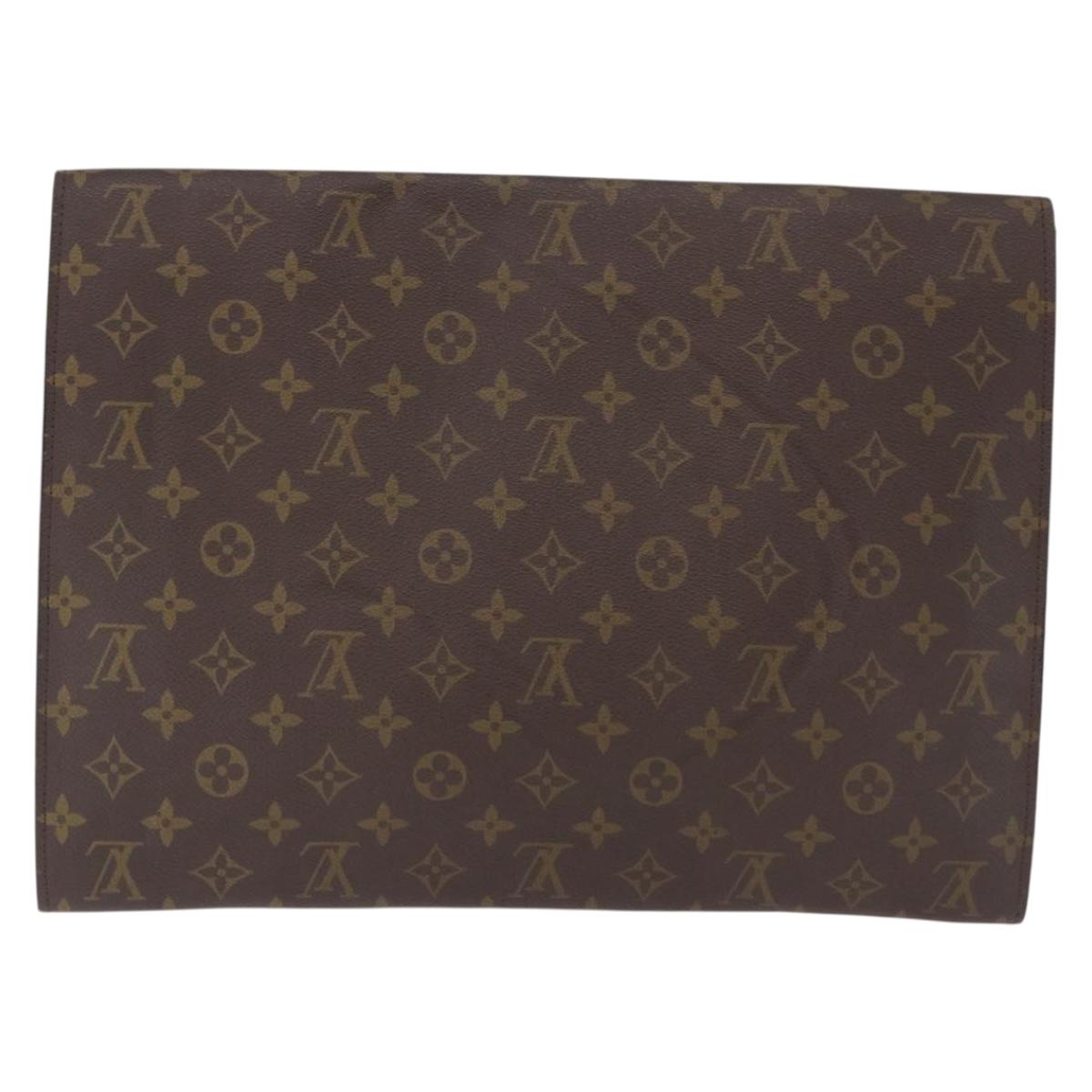 LOUIS VUITTON Monogram Posh Ministor Briefcase M53445 LV Auth mr2760