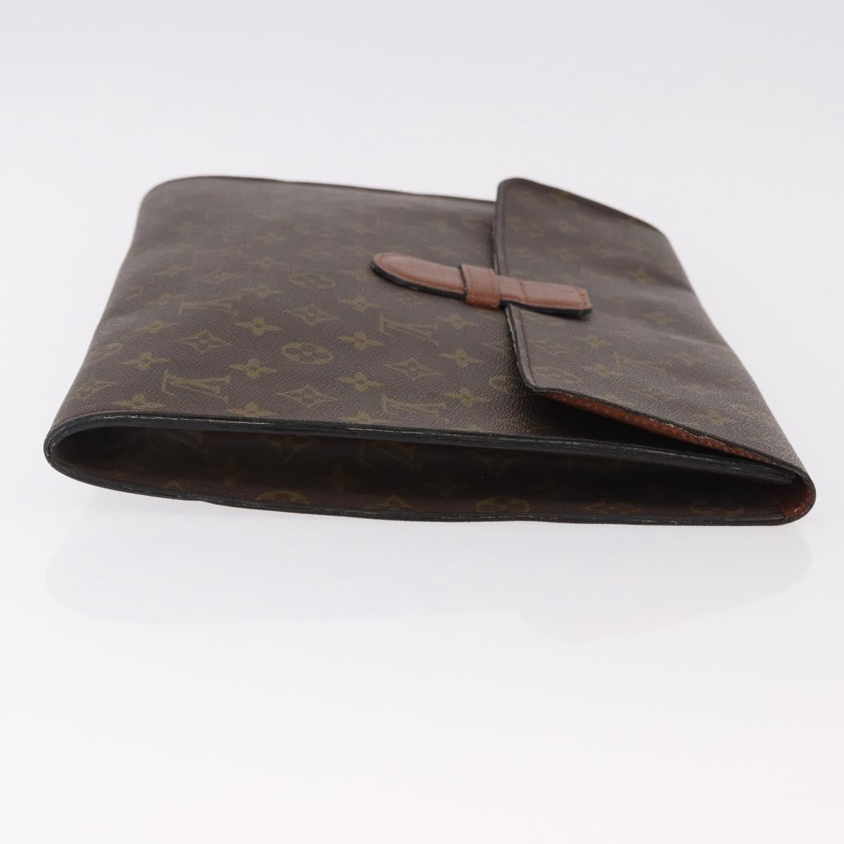LOUIS VUITTON Monogram Posh Ministor Briefcase M53445 LV Auth mr2760