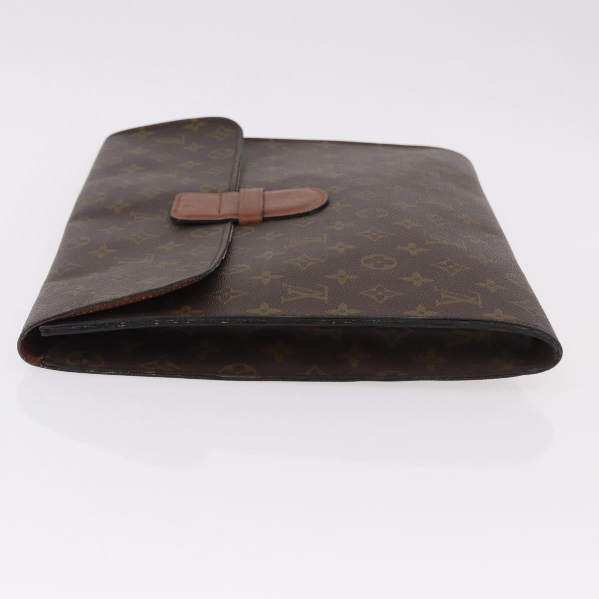 LOUIS VUITTON Monogram Posh Ministor Briefcase M53445 LV Auth mr2760
