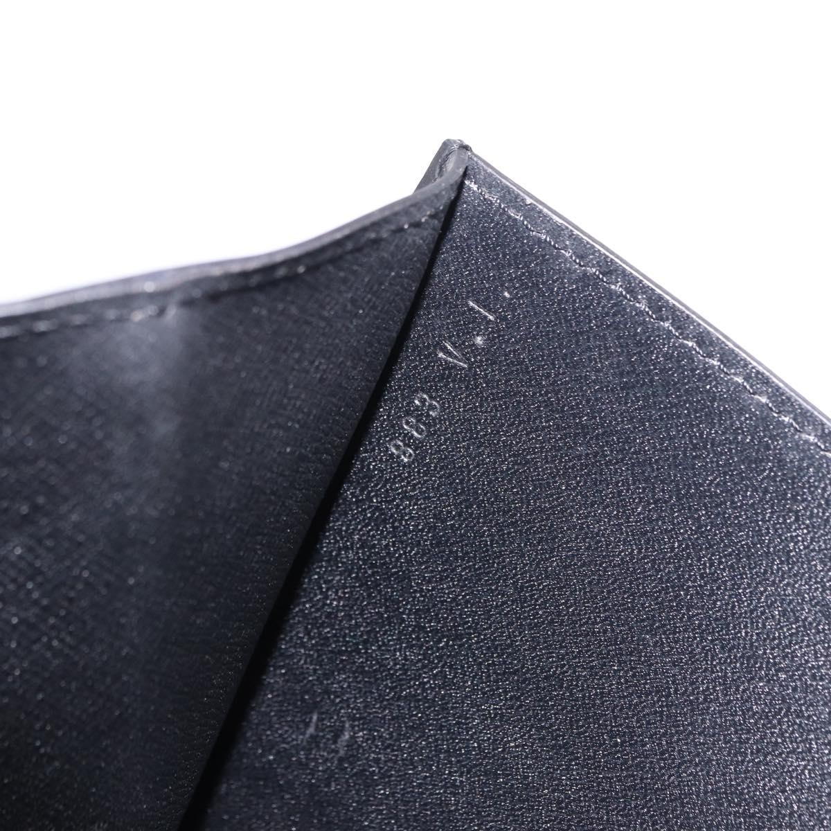 LOUIS VUITTON Epi Montaigne 27 Clutch Bag Black M52652 LV Auth mr2795