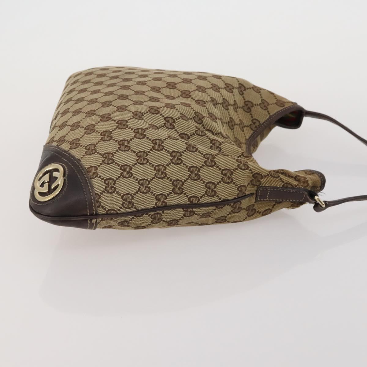 GUCCI GG Canvas Hand Bag 2 Set Beige Auth mr2803