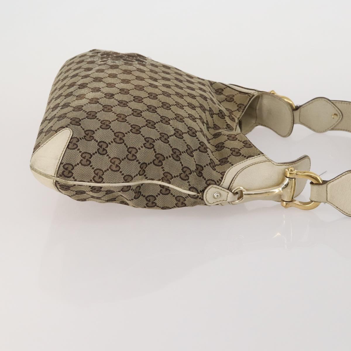 GUCCI GG Canvas Hand Bag 2 Set Beige Auth mr2803